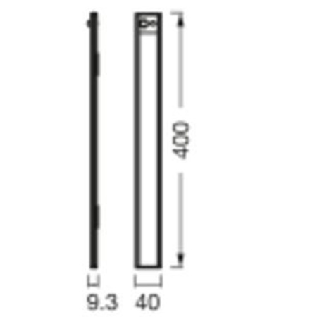 LED světelný pásek pod skříňku 3,2 W 200 lm CCT se senzorem pohybu Twilight Battery Grey Linear Ledvance