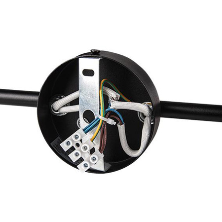 Nástěnná lampa Stropní lampa Bodový reflektor Černé zlato LED Posuvný 3xGU10 35W