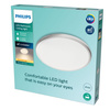 Plafond LED stropní svítidlo SPRAY pro povrchovou montáž 17W 2700K 35cm IP44 Stříbrná kulatá PHILIPS