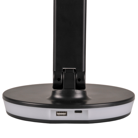 Stolní lampa LED 7W 450lm 4000K Neutrální RGB 120° Černá Stmívatelná Neptun Sanico Goldlux