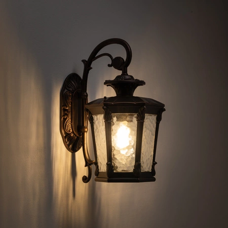 Zahradní lampa Nástěnná lampa AMUR I 4692 E27 IP23 Copper Nowodvorski