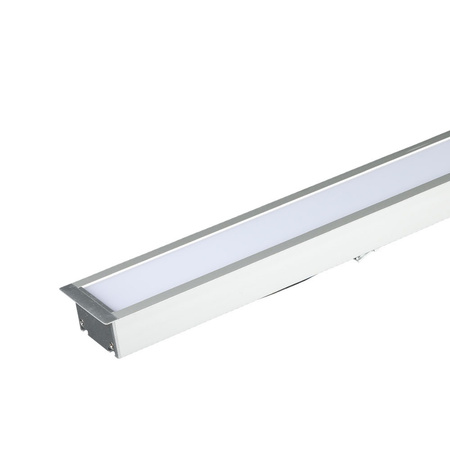 LED lineární svítidlo 40W 6400K zapuštěné stříbrné Samsung Chip VT-7-41 V-TAC - 5 let záruka
