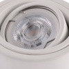 Přisazené svítidlo HALOGEN Aluminium White SPOT TUBE 10cm pro LED GU10 Bellalux