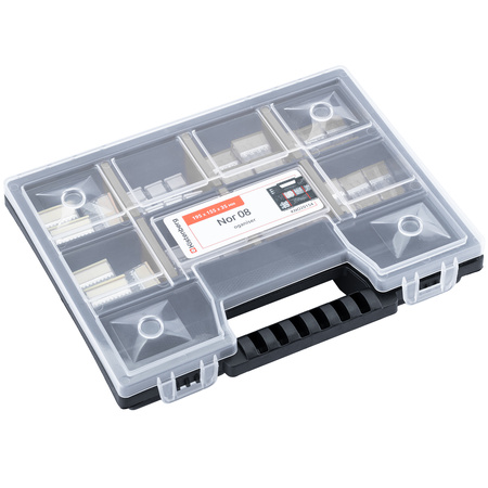 Rychlospojky Instalační sada konektorů Sada 100 kusů - 20x 2X2. 30x 3X2. 30x 4X2. 20x 5X2 + kufr s organizérem