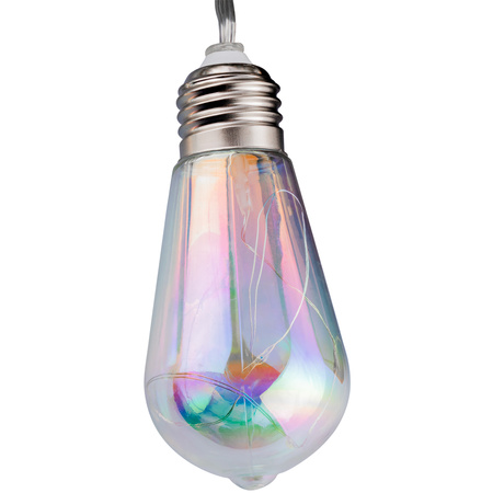 Solární zahrada Girland 20x LED světelný řetěz Dekorativní koule 5,8 m Studená