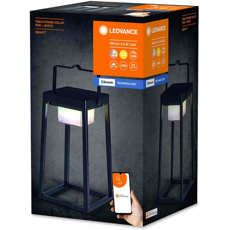 Zahradní lampa Inteligentní solární RGB+W IP44 SMART+ BLUETOOTH LEDVANCE Geometric