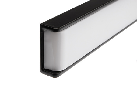 VENUS zrcadlová lampa LED koupelnová nástěnná lampa 24W 1680lm černá Neutrální bila 120cm