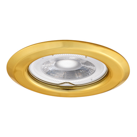 LED GU5.3 GU10 Round Gold Argus Kanlux Nastavitelné skryté stropní halogenové bodové svítidlo