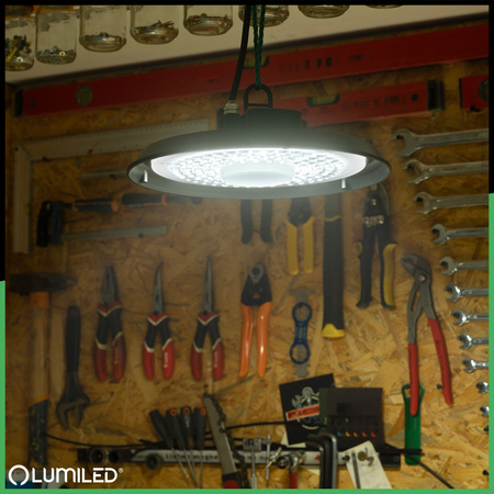 Průmyslová LED výrobní lampa HIGH BAY 150W 4000K IP65 pro BLITZ LUMILED Warehouse