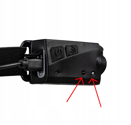 LED dobíjecí čelovka COB+XPE 350lm IPX4 s pohybovým senzorem 5 režimů VAYOX