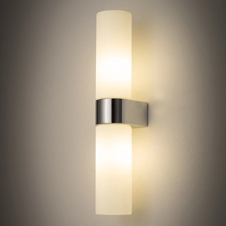 Nástěnné svítidlo Povrchová montáž 2x G9 Chrom Vodotěsné Koupelna IP44 Moderní NATALIE 10726 Nowodvorski