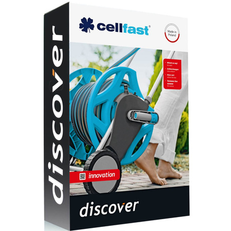 DISCOVER 1/2" 5/8" 3/4" vozík na zahradní hadici CELLFAST