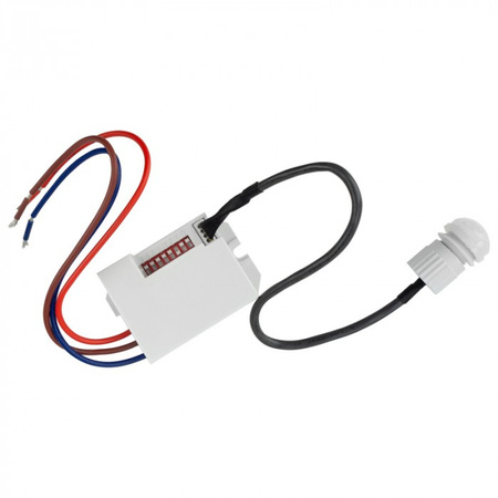 PIR senzor pohybu a soumraku se sondou bílý IP65 6m 360° CP Ecolight