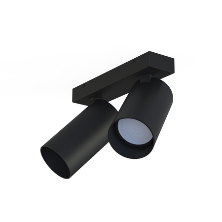 MONO II 7841 Nowodvorski Černý bodový reflektor 2xGU10 pro povrchovou montáž Moderní