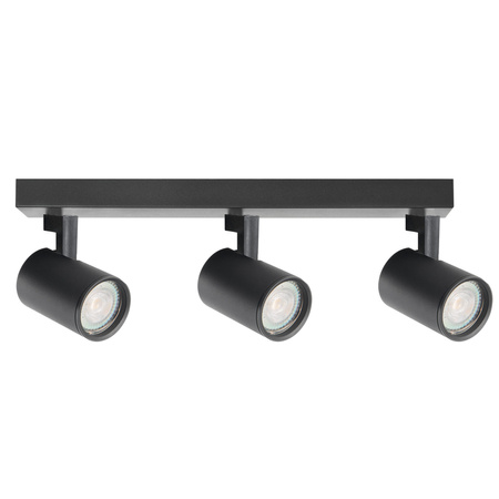 Nástěnné a stropní bodové svítidlo 3x GU10 černé LYNX Sanico Goldlux