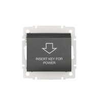 Hotelový spínač NO Delay Switch 16A Square Graphite LOGI Kanlux