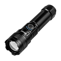 Dobíjecí LED taktická 600lm 10W ruční svítilna Výkonná ZOOM POWERBANK VA0179 VAYOX