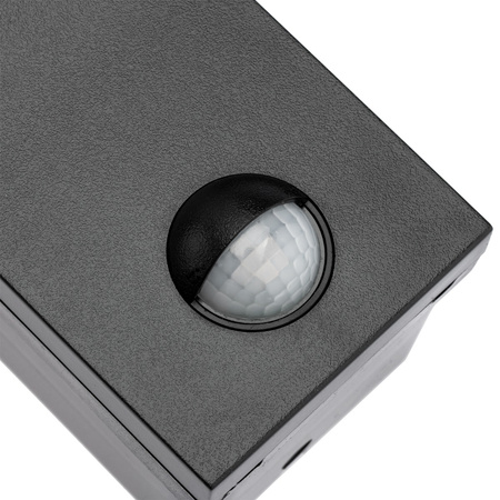 Venkovní zahradní nástěnná lampa LED 10W 4000K IP54 s pohybovým a soumrakovým senzorem