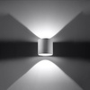 Nástěnné svítidlo ORBIS 1 G9 trubka nahoře/dole Minimalistické bílé SOLLUX
