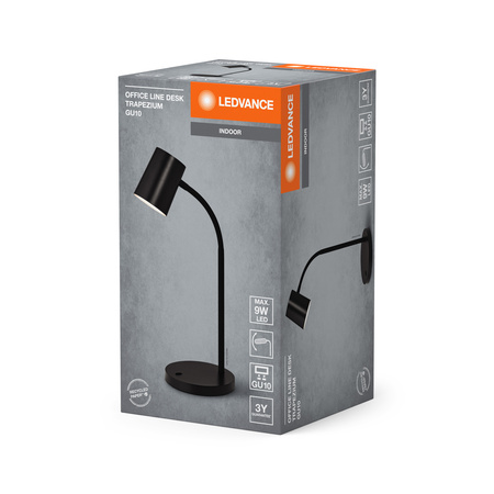 Stolní lampa Standing GU10 Black USB-C Office Line Ledvance