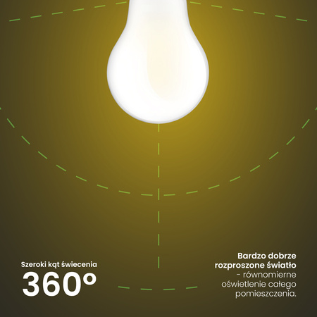 6x LED žárovka E27 A60 4W = 60W 840lm 3000K Warm 360° FILAMENT LUMILED