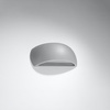 LED nástěnné svítidlo PONTIUS G9 Nástěnné svítidlo Semi-circular Ceramic Grey SOLLUX