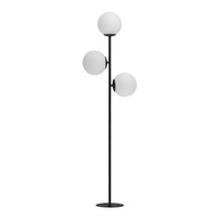 Stojící stojací lampa CELESTE Skleněné stínidlo černobílé moderní 3xE27 5461 TK Lighting