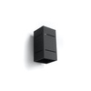 Nástěnné svítidlo BLOCCO G9 Rectangular Up-Down Modern Black SOLLUX