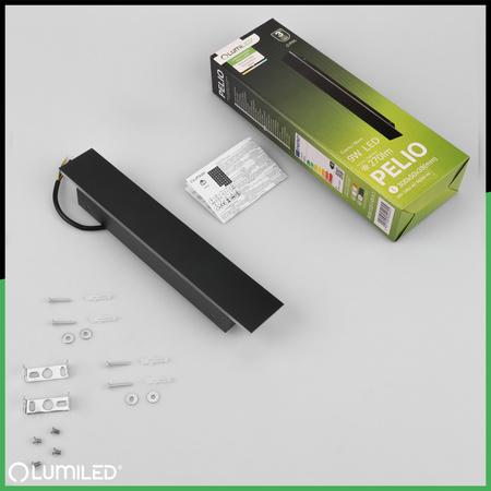 LED nástěnné svítidlo PELIO 9W 4000K IP65 LUMILED