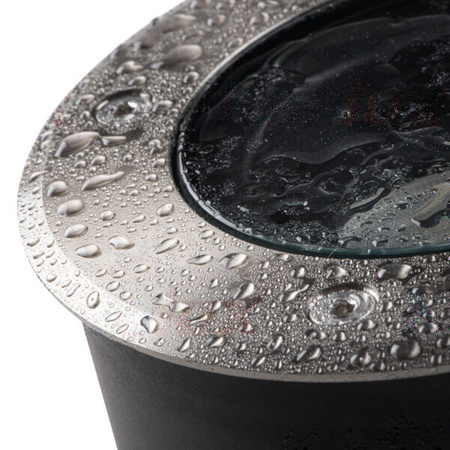 GU10 IP67 IK10 Kulaté podhledové svítidlo stříbrné BERG KANLUX