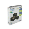 LED nástěnné svítidlo 9W 3000K IP20 Black VT-709 V-TAC