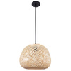 Stropní závěsné svítidlo E27 Beige BAMBOO NATURAL Sanico Goldlux