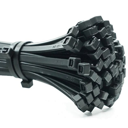 Silný stahovací pásek 3.6x150mm černý 100 kusů ECOLIGHT