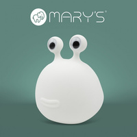 Dětské LED noční světlo 0,6W 2800K teplé USB dobíjecí 1200mAh bílé MARY'S Snail