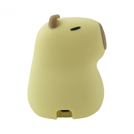 Dětské LED noční světlo 2,5W 3000K teplá bílá + RGB dobíjecí 1200mAh béžová KAPIBARA MARY'S