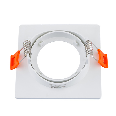 Halogenová Podhledové svítidlo GU10, MR16 Nastavitelná Čtvercová Bílá VENTUS LUMILED