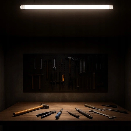 Hermetické LED svítidlo 36W 120cm Studená bílá 6200K IP65