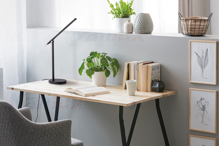 Stolní lampa LED černá REXAR 7W 3000-6500K Kanlux