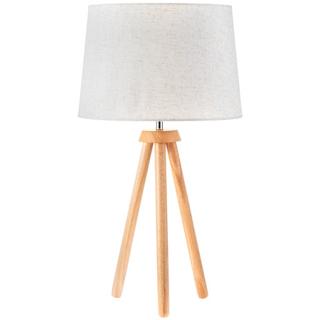 Stojací lampa E27, Nastavitelnou Výškou Béžová CLARA LUMILED