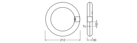 Ledvance kruhová zářivka G10q T9 11W 1320lm 4000K neutrální bílá 110° Ledvance