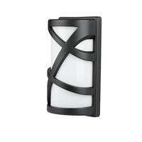 Zahradní lampa Elevation Nástěnná lampa E27 Mléčná Mosaic Černá Matné Stínidlo VT-745 V-TAC