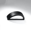 LED nástěnné svítidlo ATENA E27 Nástěnné svítidlo Semi-circular Ceramic Black SOLLUX