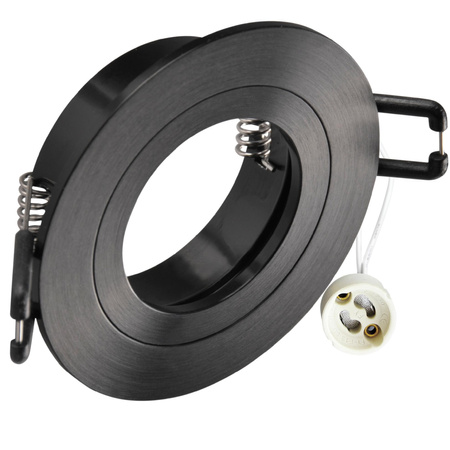 Bodové svítidlo GU10 Black FEBE Sanico Goldlux Skryté bodové svítidlo