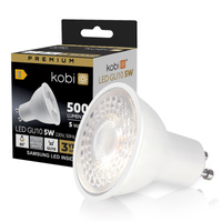 LED žárovka s reflektorem GU10 5W 450lm 4000K Neutral 80° Premium Kobi