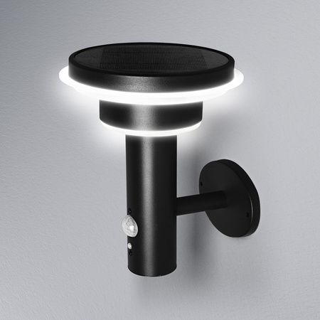 Solární zahradní nástěnná lampa LED fasádní lampa 6W černá ENDURA STYLE LEDVANCE