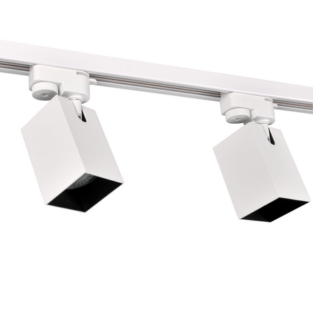 Sanico Goldlux 1-fázová sada + 3x reflektor GU10 Bílá Černá SQUARE Sanico Goldlux