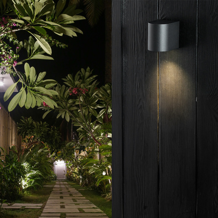 Zahradní nástěnná lampa GU10, Černá ALLIUM LUMILED