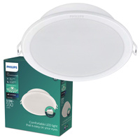 LED panel Zapuštěné vestavné svítidlo MESON 5,5W 6500K 9cm Kulaté svítidlo PHILIPS