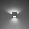 Nástěnné svítidlo LED LEO G9 Wall Cube 12cm Concrete SOLLUX