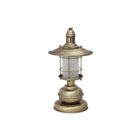 E27 Hnědá průmyslová stolní lampa Sudan Rabalux